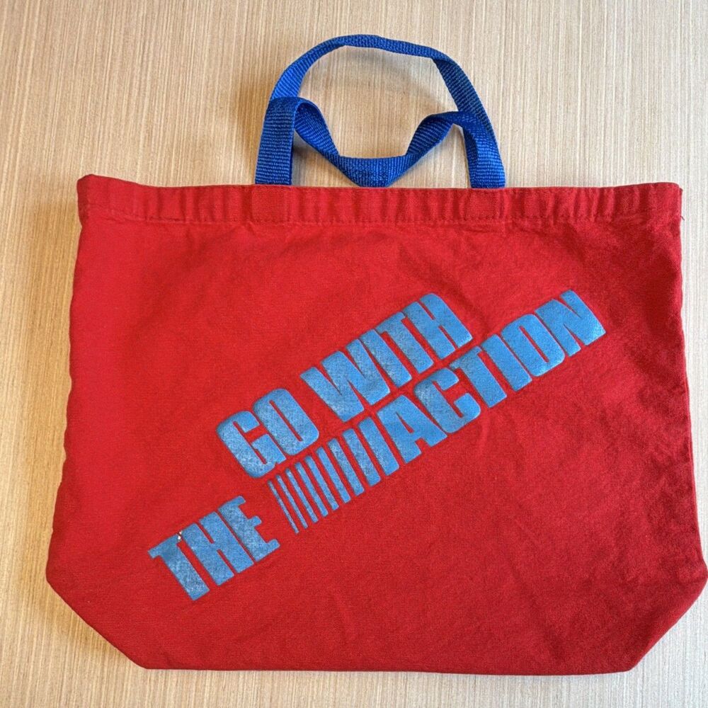 Vintage Nitto Tire Promotional Go with the Action Unisex Bag Tote Graphic 11x12